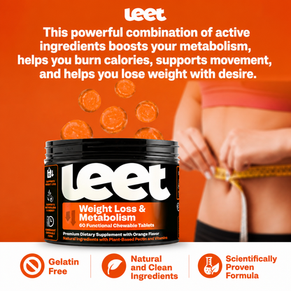 Leet Metabolism & Balance - 60 Gummies with Garcinia Cambogia